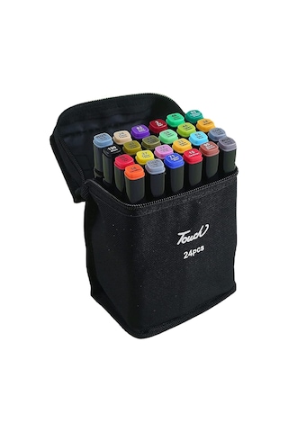 Valkyrie Touch Marker Art 24 Adet Çantalı Kalem Seti