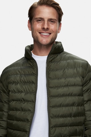 Ucla Northwın Yeşil Fermuarlı Ve Cepli Polyester Standard Fit Erkek Mont - Yeşil