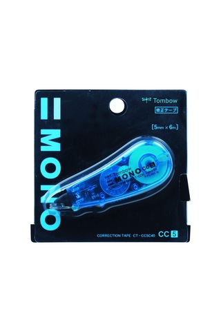 Tombow Mini Şerit Silici 5mmx6m, Şeffaf Mavi Genel