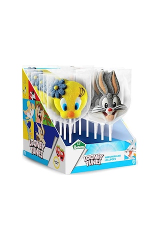Relkon Lisanslı Looney Tunes Marshmallow Lolipop 12 x 45 G