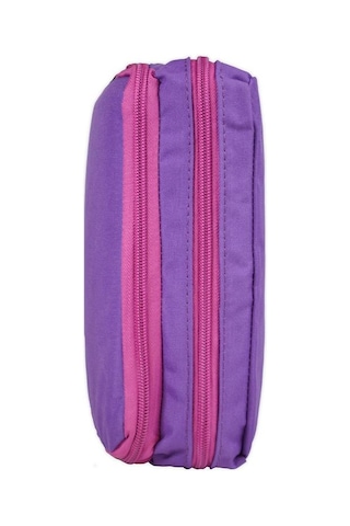 Tebag İki Gözlü Mor Kalem Çantası Mor