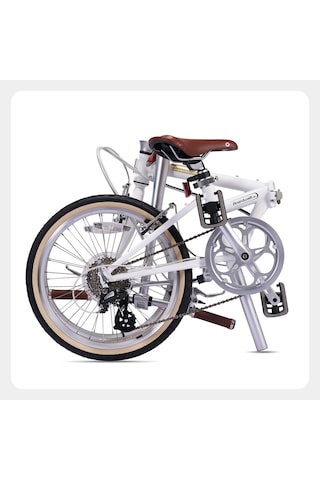 Dahon Boardwalk D8 20 Jant Katlanır Bisiklet 8v Beyaz Siyah