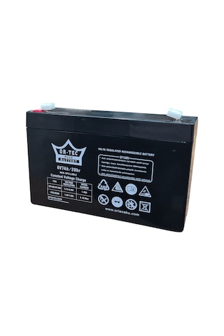 Ortec 6V 7 Ah Bakımsız Akü 2025 Üretim