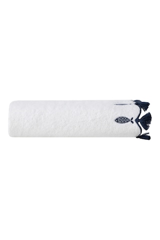 Mudo Home Marın Pısces Püsküllü Yüz Havlusu 50x80 8937388