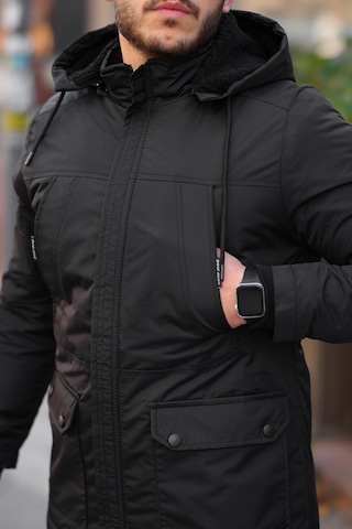 Içi Kürklü Torba Cepli Su Geçirmez Mont/Kaban Pldp 2960 001