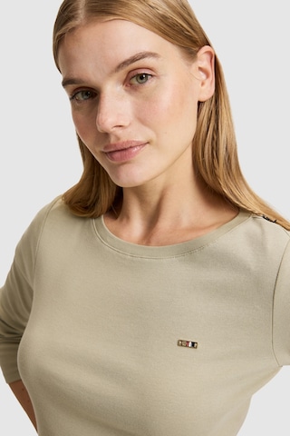 U.S. Polo Assn. Kadın Açık Haki Kayık Yaka Tişört 50333801-vr183 Acık Hakı