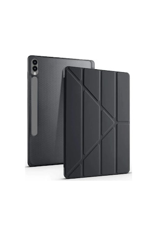 Newface Samsung Galaxy Uyumlu X610 Tab S9 Fe Plus 12.4 Kılıf Kalemlikli Mars Tablet Kılıfı Semeglbl - 78 - Siyah