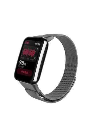 Zore Xiaomi Mi Band 7 Pro Krd-01 Metal Kordon-gri