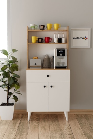 Biga Kahve Köşesi Çok Amaçlı Dolap Atlantik Çam