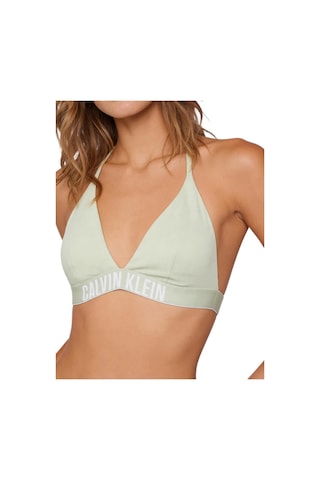 Calvin Klein Halter Triangle Kadın Haki Bikini Üstü-15839