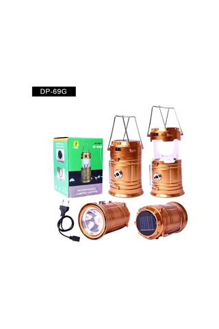 Dempower Kamp Feneri Açık Gri