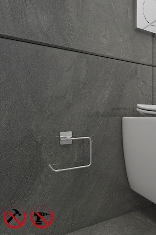 Alper Banyo Scilla Yapışkanlı Kare Açık Kağıtlık Tuvalet Kağıdı Askısı