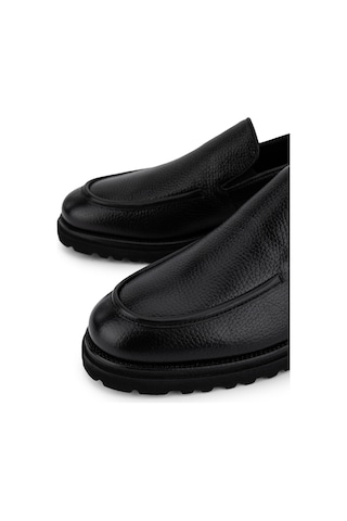 Tamer Tanca Erkek Hakiki Deri Siyah Loafer Ayakkabı 537 3041 Erk Ayk Sk26-27 Sıyah