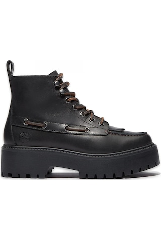 Timberland Tb0a27yz Stone Street Mid Lace Up Boot Siyah Kadın Bot Siyah