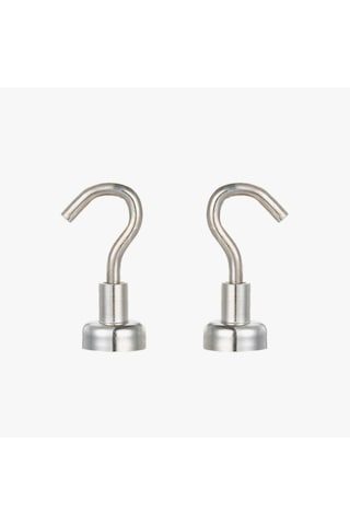 Etinka Magnet Askı 2 'li Güçlü Çok Amaçlı Manyetik Mutfak Banyo Askısı Metal