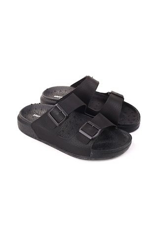 Pierre Cardin Pc-7408 Erkek Rahat Taban Tokalı Terlik Siyah