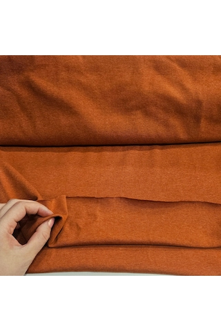 1 1 Bebe Kaşkorse Ribana Kumaş Kumaş Eni: 50 Cm Tüp %95 Pamuk %5 Elastan 023 Turuncu