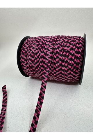 Paşateks 8 Mm Desenli Renkli Tres Lastik-5 Metre-pembe