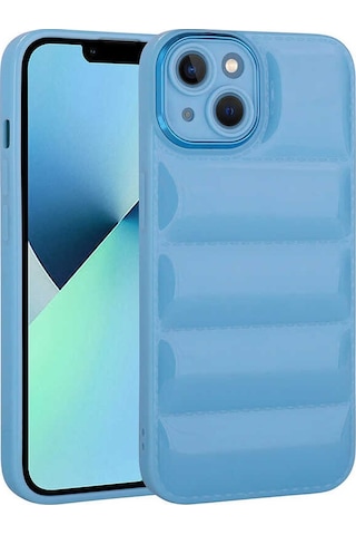 Apple Uyumlu iPhone 14 Plus Kamera Korumalı Parlak Airbag'li Zore Galya Kapak