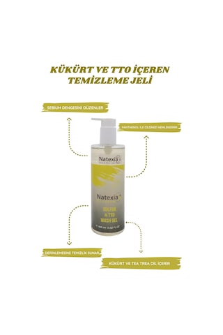 Natexia Kükürt Ve Tto İçeren Scaderm Sülfür&tto Yıkama Jeli 400 Ml