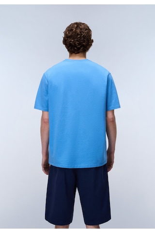 Napapijri S-badge Ss 1 Erkek T-shirt-33139 Mavi