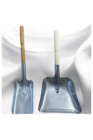2 Adet Kömür Ve Köz Küreği ,soba Şömine Mangal Küreği 1 Büyük 1 Küçük ,mandal İçin Kürek