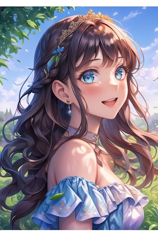 Kawaii Anime Prenses Boyama Kitabı