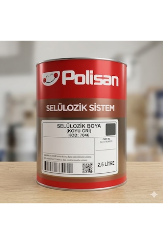 Polisan Selülozik Sistem Koyu Gri Kod:7046 2.5 L