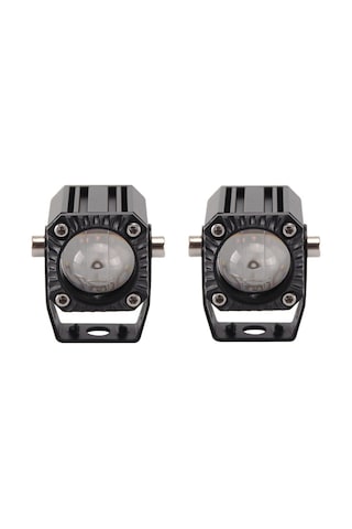Offroad Sis Lambası Beyaz-sarı 5.5 Cm X 3.5 Cm X 3.5 Cm 10w 12-80v Set / Lass348