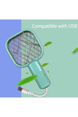 Zyzqstore Türkçe Elektrikli Sivrisinek Sineklik Uv Işık Kanca Böcek Havada Avlayan Şarjlı Model