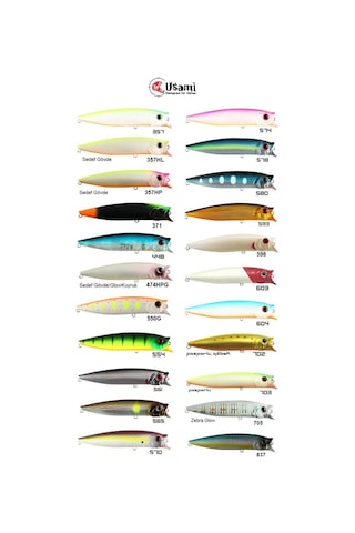 Usami Combo Pop 100F 12.1 G Maket Balık