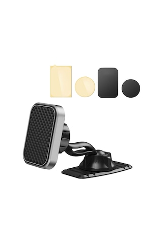 Maiyame 6 Magnetlı Araç İçi Mıknatıslı Telefon Tutucu, Çift Başlı 360 Döner, Navigasyon Ve Eğlence İçin Sabitleme Yapıştırıcı Tipi, Evrensel Uyumlu