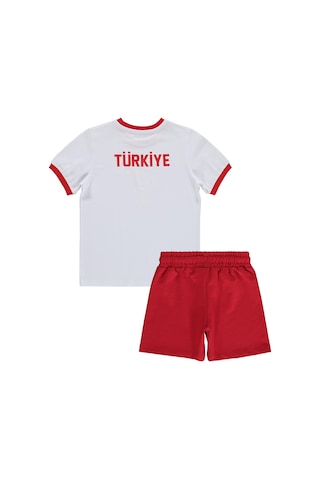 Civil Boys Türkiye Baskılı 2 Li 2-5 Yaş Takım - Pamuk Forma - Beyaz