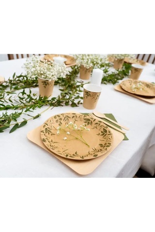 Albeta Kahve Ve Meyve Suyu İçin 250 Ml Tek Kullanımlık Kağıt Bardaklar, 50 Adet 139664914 Bej