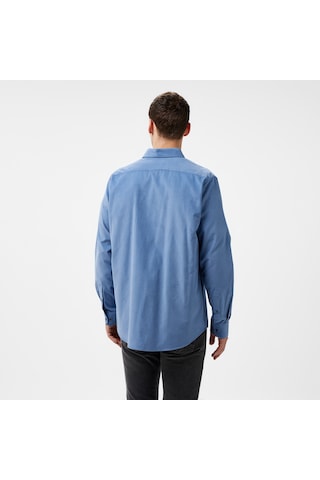 Nautica Erkek Mavi Classic Fit Gömlek Düz W47424t Mavi
