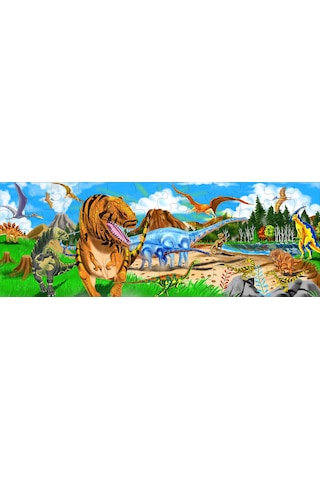 Melissa And Doug Dev Yer Yapbozu Dinozor Dünyası (48 Parça)
