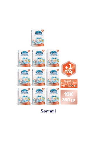 Senımıl 4 Çocuk Devam Sütü 250 G 10 Adet