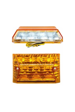Ahmet Otomotiv 4 Adet Yere De Işık Veren Yan Etek Lambası Demir Ayaklı 12v-24v