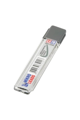 Kalem Ucu 2b 0,9 Mm 6 Adet Mekanik Uçlu Otomatik Kurşun Kalem Ucu 2b 60mm X 0,9mm Siyah Mikro Uç Kısa