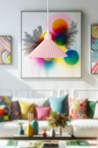 Salon Avize,mutfak Avize,14 Farklı Renk Yatak Odası Avize,pinterest Avize, Bohem Avize E27 Duy TOZ PEMBE