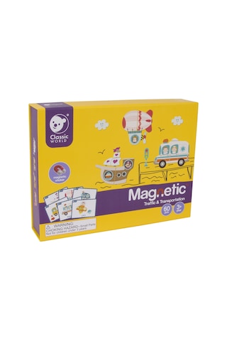 Classic World Mıknatıslı Oyun Seti Taşıtlar
