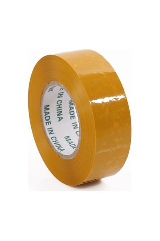 Sones 45mm Genişlik 25mm Kalınlık Paket Sızdırmazlık Paketleme Bandı Rulo Etiket Sarı