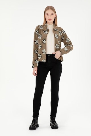 U.S. Polo Assn. Kadın Siyah Toothpick Fit Jean Pantolon 50299347-DN0027