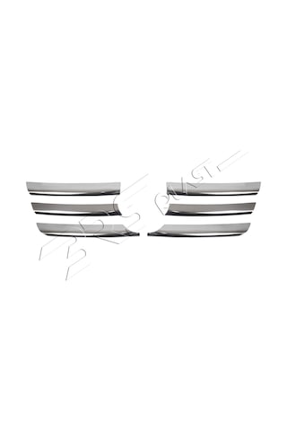 Mercedes Sprinter W903 2003-2006 Krom Ön Panjur 6 Parça Paslanmaz Çelik