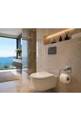 Angled Wc Kağıtlık Acar Zr5901 000 Açık Krem