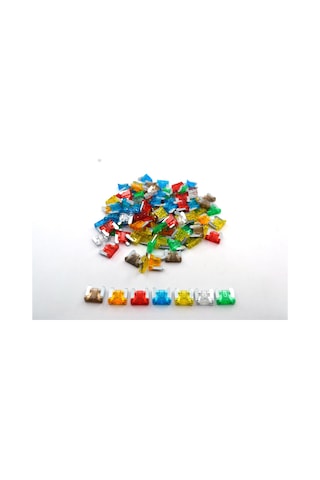 Adam Karışık Amperli Paket Alçak Profil Bıçak Sigorta 100 Adet