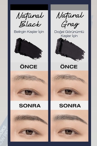 Dashu Mens Good Looks Eyebrow Gray Natural Gray