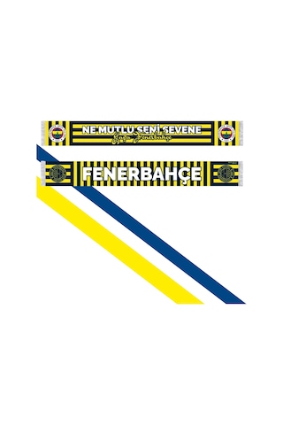 Fenerium Unısex Ne Mutlu Seni Sevene Şal Uv Kutu Hediyeli Lacivert