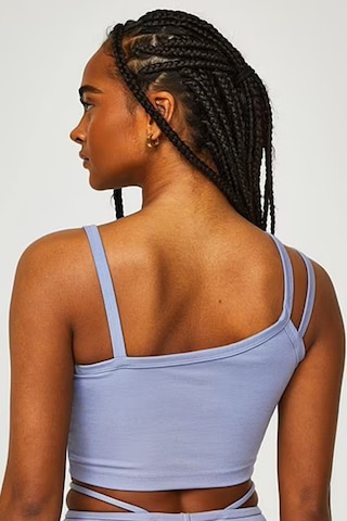 Nike Sportswear Everyday Modern Women's Asymmetrical Crop Tank Kadın Askılı Crop Atlet Bra Lila Lila