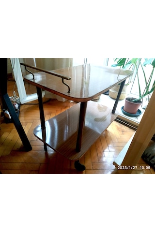 Omeniv Antika Art Deko Servis Arabası Sehpa